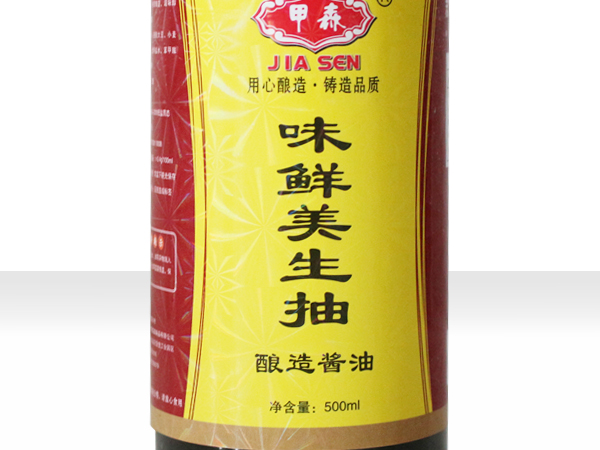 味美鮮生抽500ml